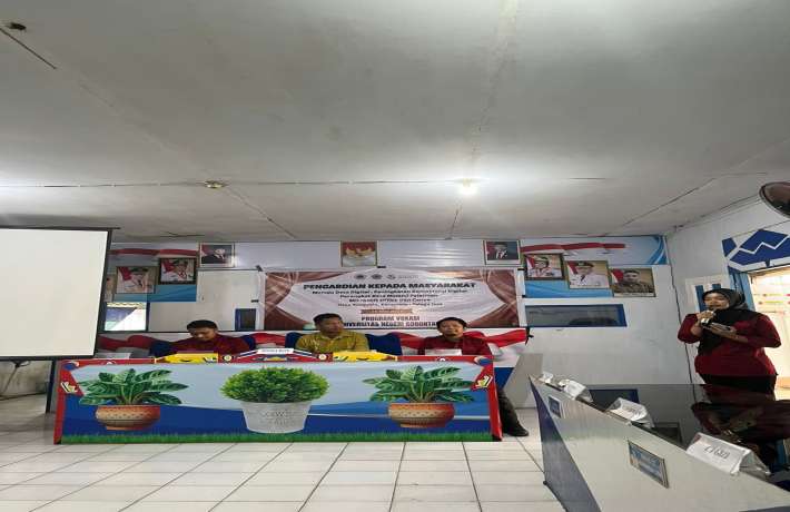Dosen Program Vokasi UNG Gelar Pelatihan  Microsoft Office dan Canva untuk Perangkat Desa Menuju Desa Digital