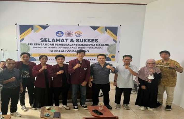 Prodi D-IV Teknologi Rekayasa Energi Terbarukan UNG Lepas Mahasiswa Magang Perdana ke Dunia Industri