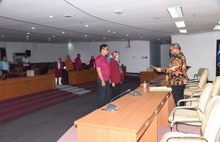 Prof. Femy Sahami dan Dr. Abdul Haris Odja Resmi Nahkodai Senat Universitas Negeri Gorontalo
