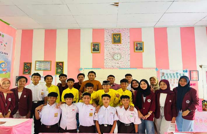 Mahasiswa Agribisnis Perikanan Sosialisasikan Pentingnya Pendidikan Pancasila di SMP Negeri 7 Gorontalo